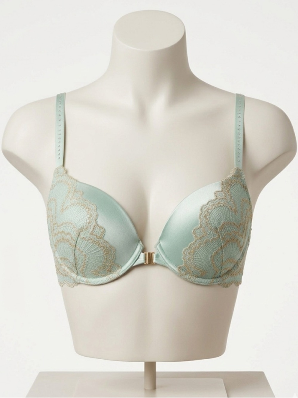 La Senza Lace Push-Up Bra – Size 34D | Front Clasp | | Flirty Lingerie Must-Have